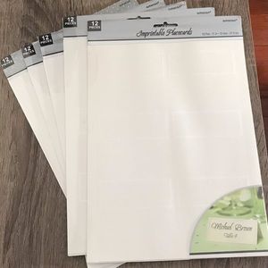Printable place cards - 60 cards
